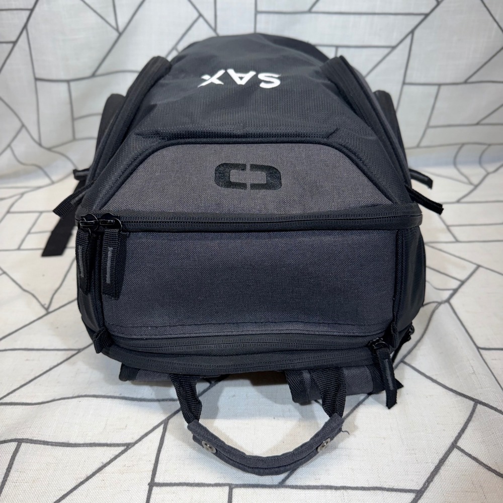 OGIO Backpack Large Black SAX Embroidered Tech Travel Laptop Bag - Picture 3 of 12